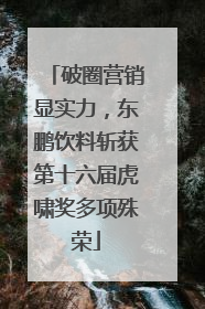 破圈营销显实力，东鹏饮料斩获第十六届虎啸奖多项殊荣