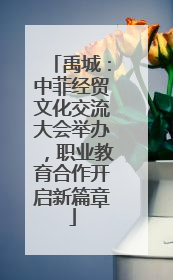 禹城：中菲经贸文化交流大会举办，职业教育合作开启新篇章
