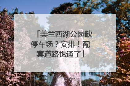 美兰西湖公园缺停车场？安排！配套道路也通了