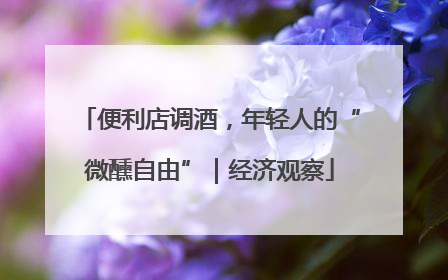 便利店调酒，年轻人的“微醺自由”｜经济观察