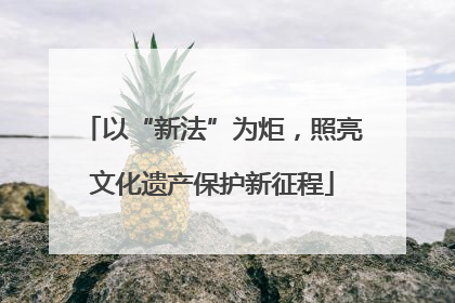 以“新法”为炬，照亮文化遗产保护新征程