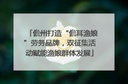 儋州打造“儋耳渔娘”劳务品牌，双征集活动赋能渔娘群体发展