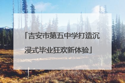 吉安市第五中学打造沉浸式毕业狂欢新体验