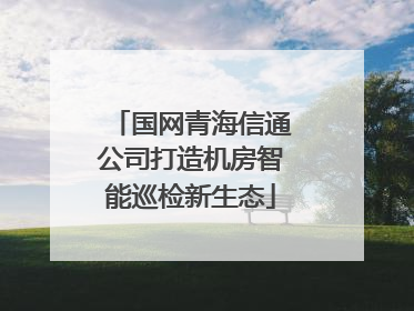 国网青海信通公司打造机房智能巡检新生态
