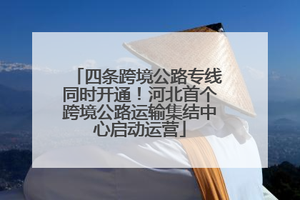 四条跨境公路专线同时开通！河北首个跨境公路运输集结中心启动运营