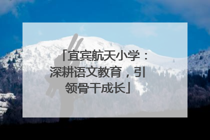 宜宾航天小学：深耕语文教育，引领骨干成长