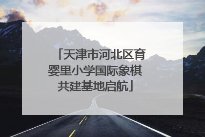 天津市河北区育婴里小学国际象棋共建基地启航