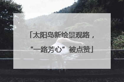 太阳岛新绘景观路，“一路芳心”被点赞
