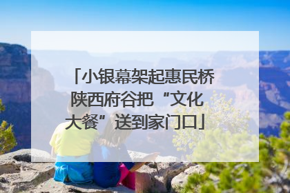 小银幕架起惠民桥 陕西府谷把“文化大餐”送到家门口