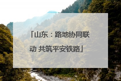 山东：路地协同联动 共筑平安铁路