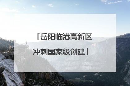 岳阳临港高新区冲刺国家级创建