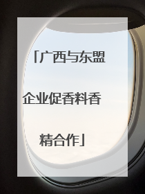 广西与东盟企业促香料香精合作