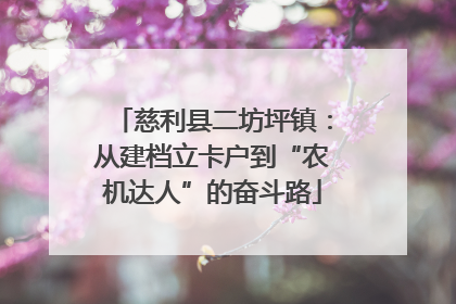 慈利县二坊坪镇：从建档立卡户到“农机达人”的奋斗路