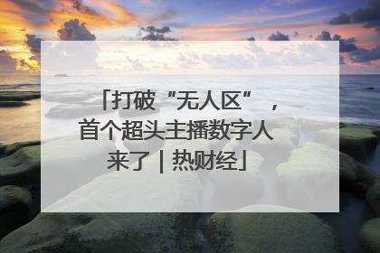 打破“无人区”，首个超头主播数字人来了｜热财经