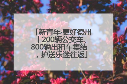 新青年·更好德州丨200辆公交车、800辆出租车集结，护送乐迷往返