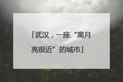 武汉，一座“离月亮很近”的城市