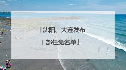 沈阳、大连发布干部任免名单