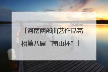 河南两部曲艺作品亮相第八届“南山杯”
