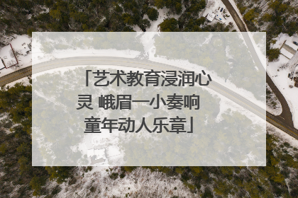 艺术教育浸润心灵 峨眉一小奏响童年动人乐章