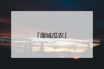 蒲城瓜农
