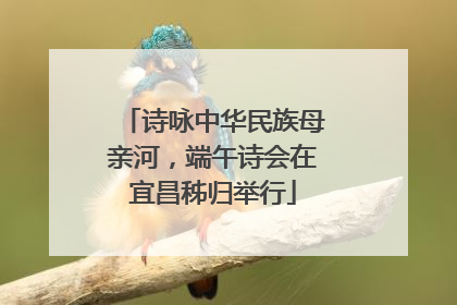 诗咏中华民族母亲河，端午诗会在宜昌秭归举行