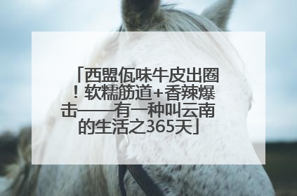 西盟佤味牛皮出圈！软糯筋道+香辣爆击——有一种叫云南的生活之365天