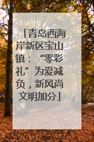 青岛西海岸新区宝山镇：“零彩礼”为爱减负，新风尚文明加分