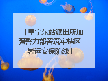 阜宁东站派出所加强警力部署筑牢辖区暑运安保防线
