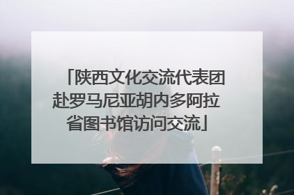 陕西文化交流代表团赴罗马尼亚胡内多阿拉省图书馆访问交流