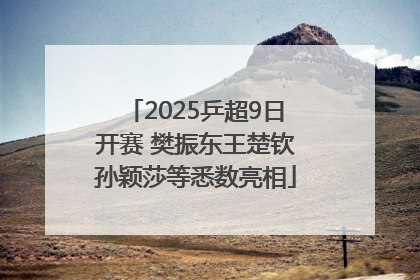 2025乒超9日开赛 樊振东王楚钦孙颖莎等悉数亮相