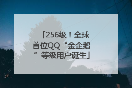 256级！全球首位QQ“金企鹅”等级用户诞生