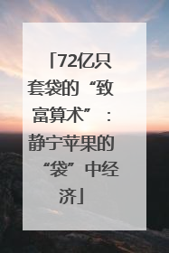 72亿只套袋的“致富算术”：静宁苹果的“袋”中经济