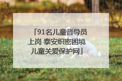91名儿童督导员上岗 泰安织密困境儿童关爱保护网