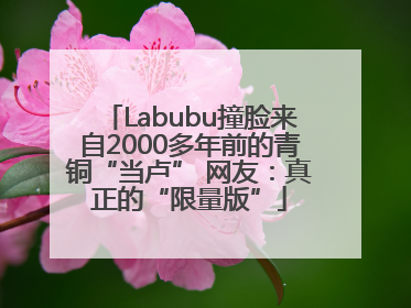 Labubu撞脸来自2000多年前的青铜“当卢” 网友：真正的“限量版”